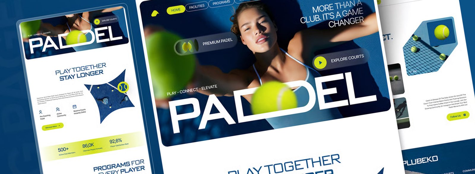 web and digital marketing for padel brands
